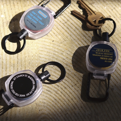 POST GENERAL COLOR CORD REEL KEY HOLDER