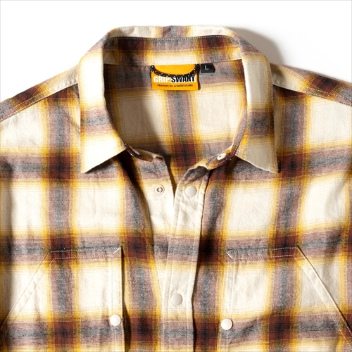GRIP SWANY BRUSHED CHECK SHIRTS
