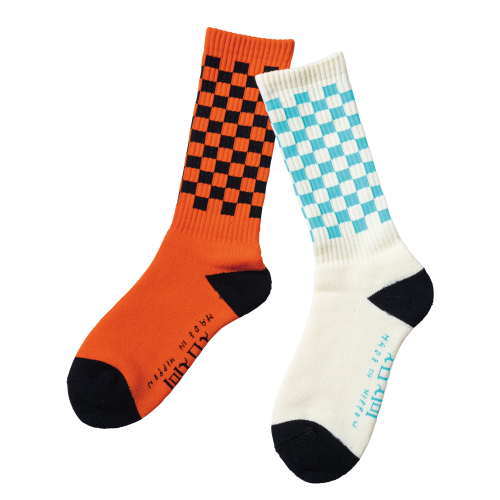 坩堝 CHECKER SOCKS