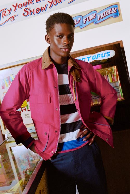 Paul Smith×BarbourのLOOK