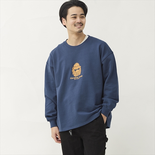 gym master “carefree smile”10.3ozスウェットビッグTee