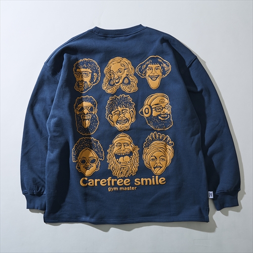 gym master “carefree smile”10.3ozスウェットビッグTee