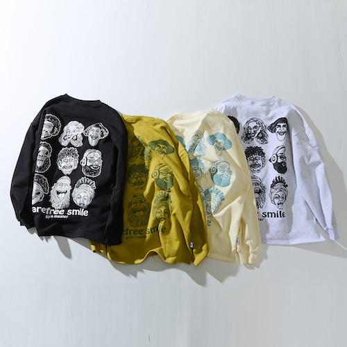 gym master “carefree smile”10.3ozスウェットビッグTee