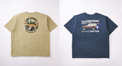 Ｔシャツ、ベージュとネイビー