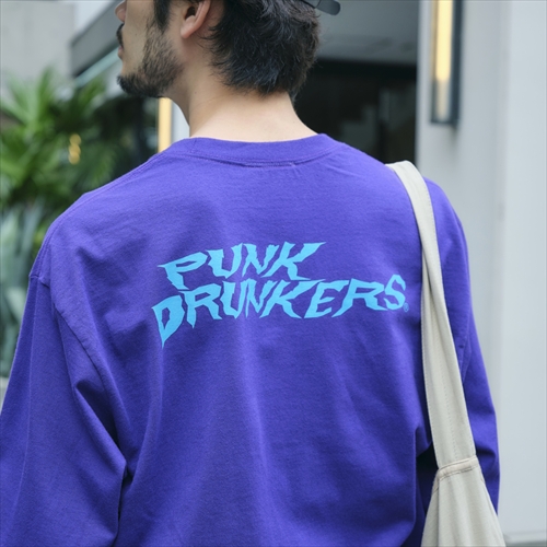 PUNK DRUNKERS×GO OUT ［PDSxGOOUT］プクッとロゴロンTEE