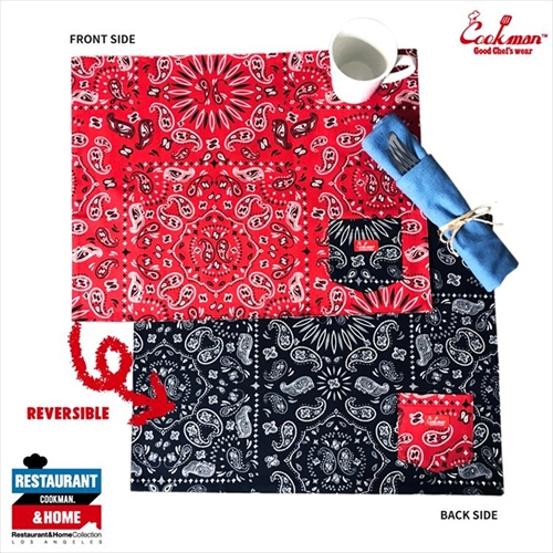 Cookman Table Pocket Mat Reversible