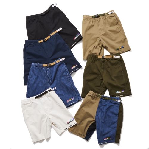 MANASTASH×GO OUT FLEX EMB SHORTS
