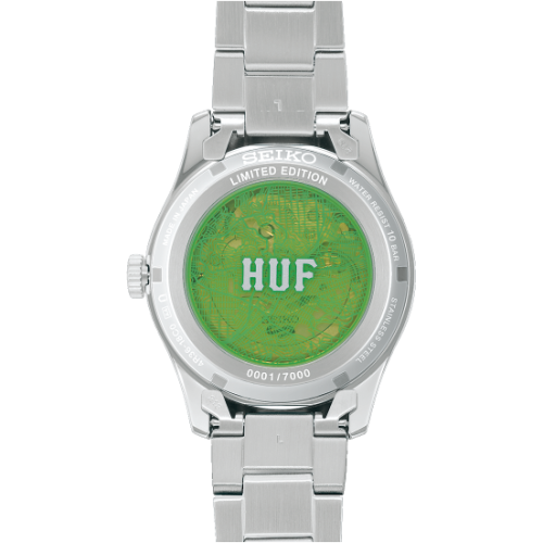 Seiko 5 Sports HUF Limited Edition 背面スケルトン