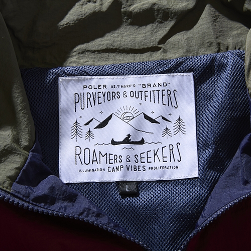 POLeR SHIRRING NYLON PIPING JACKET