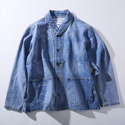 POLeR SHAWL COLLAR DENIM JACKET