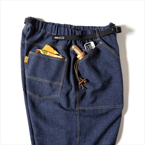 GRIP SWANY DENIM-LIKE PANTS LOOSE FIT