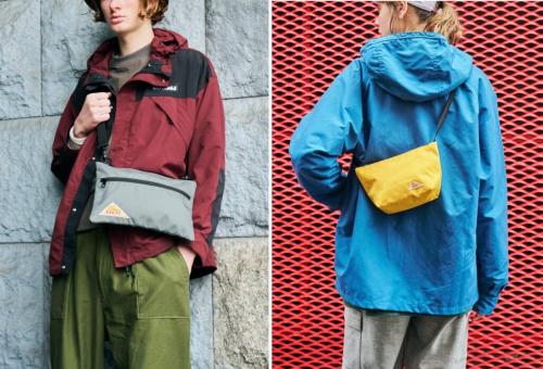 ES FLAT POUCH SM、ES MINI USUAL POUCH着用