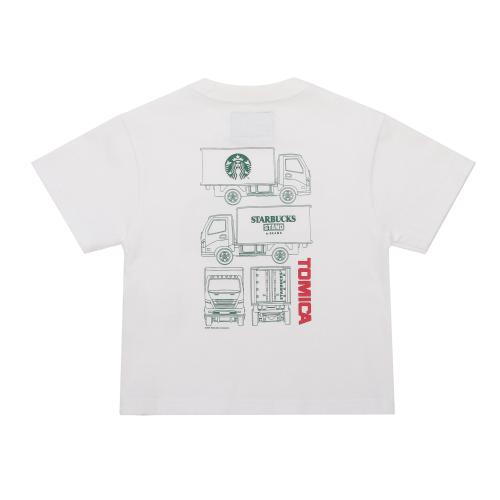 STARBUCKS STAND by BEAMS×トミカのTシャツ