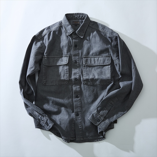 ROKX INDIGO HEMP SHIRT L/S