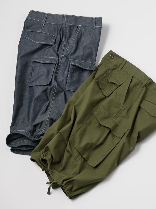 ENGIEERED GARMENTS×GUのユーティリティーショーツ