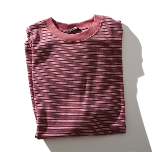 EVCON fridge 10周年記念 evcon × fridge BORDER WIDE L/S T-SHIRT