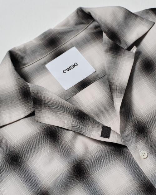 OWSKIのOPEN COLLAR SHIRT