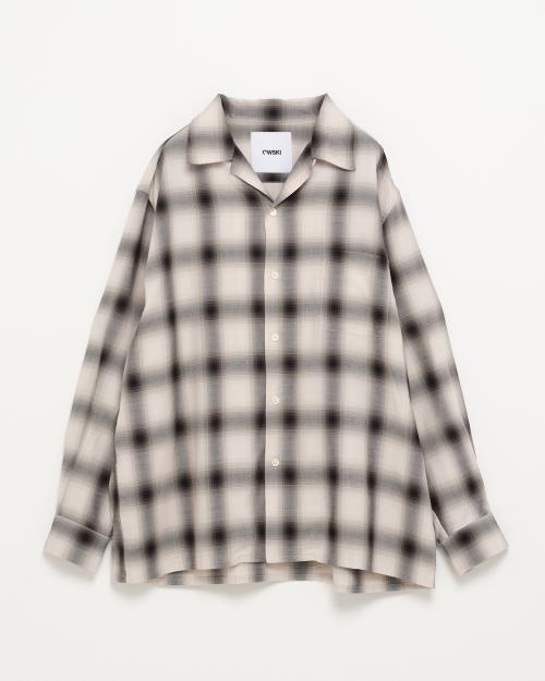 OWSKIのOPEN COLLAR SHIRT