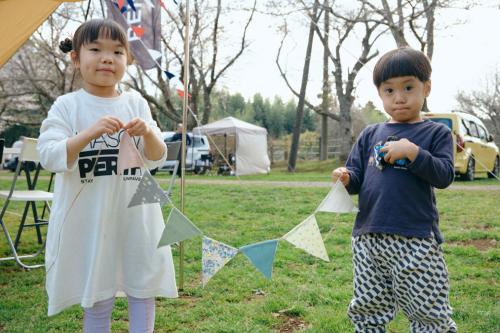 子供とガーランド