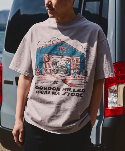CALMA×GML／GRAPHIC TEE着用