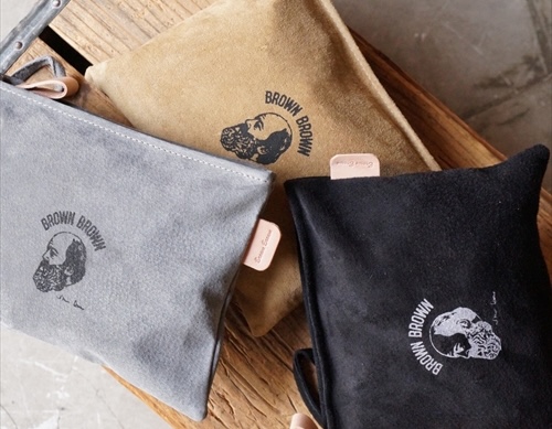 BrownBrown 豚革 Mr.Brownハンドミニバック