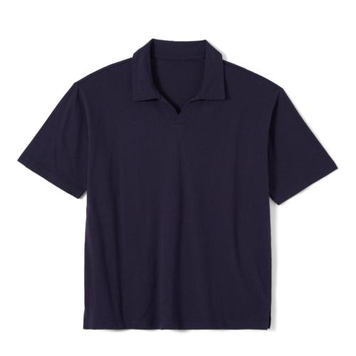 HealthknitのU.S.COTTON MESH SKIPPER COLOR SHORT SLEEVE