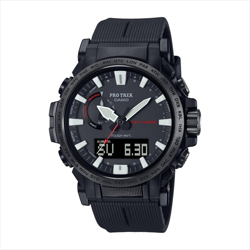 PRO TREK／[カシオ] 腕時計 プロトレック クライマーライン　電波ソーラー　PRW-61-1BJF メンズ ブラック