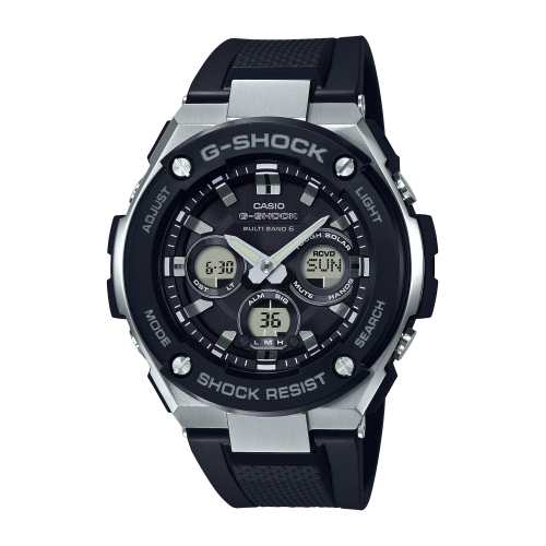 G-SHOCK／腕時計 ジーショック G-STEEL 電波ソーラー GST-W300-1AJF メンズ ブラック