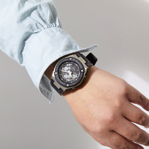 G-SHOCK／腕時計 ジーショック G-STEEL 電波ソーラー GST-W300-1AJF メンズ ブラック