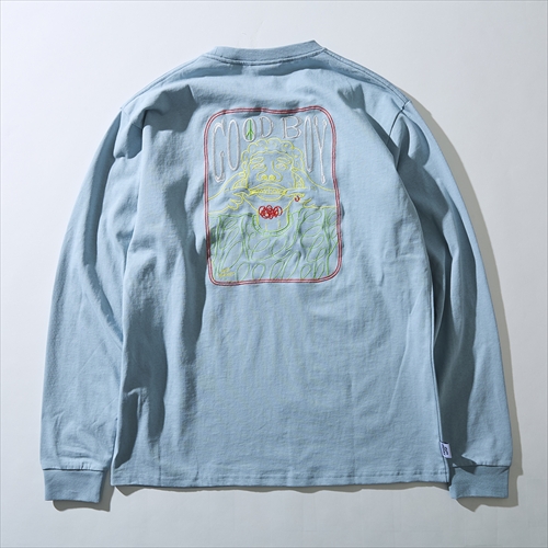 gym master “GOOD BOY”刺繍 7.4ozロングスリーブTee