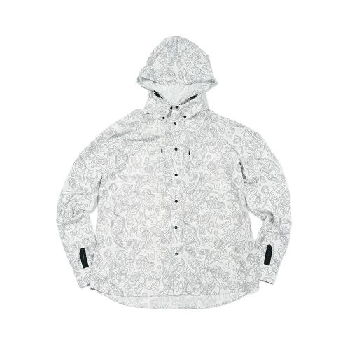 トリプルクラウンボタンダウンWHITE TOPO