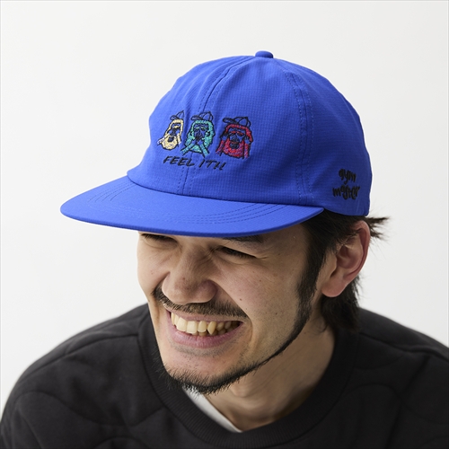 gym master “FEEL IT”刺繍キャップ