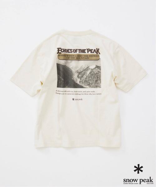 snow peak×JOURNAL STANDARDのTシャツ