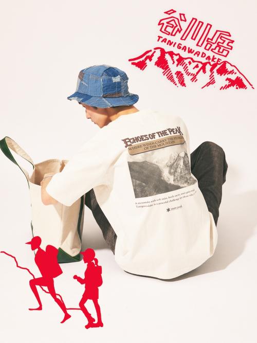 snow peak×JOURNAL STANDARDのTシャツ