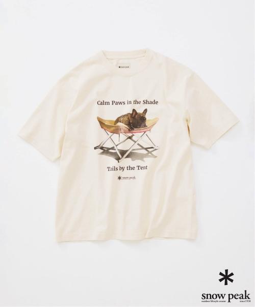 snow peak×JOURNAL STANDARDのTシャツ