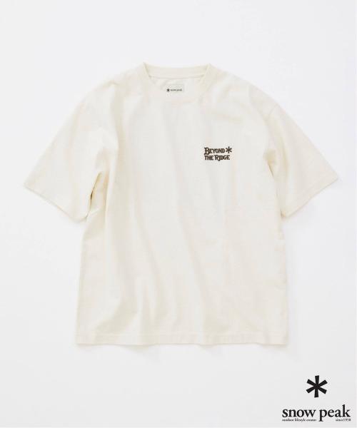 snow peak×JOURNAL STANDARDのTシャツ