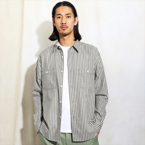 ROTAR Stripe Work Shirt