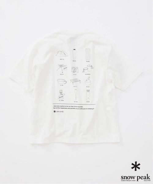 snow peak×JOURNAL STANDARDのTシャツ