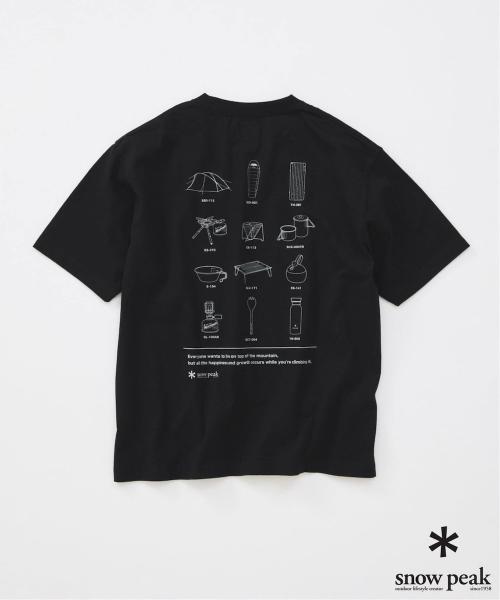 snow peak×JOURNAL STANDARDのTシャツ