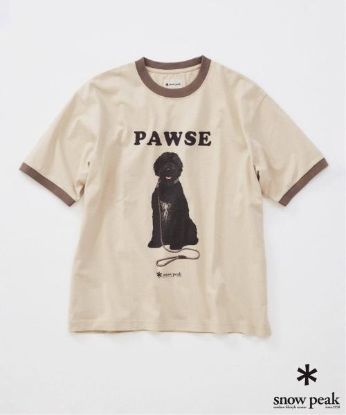 snow peak×JOURNAL STANDARDのTシャツ