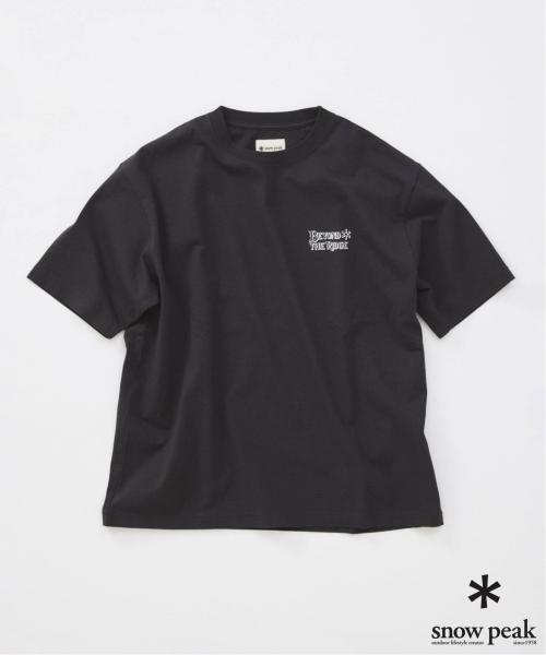 snow peak×JOURNAL STANDARDのTシャツ