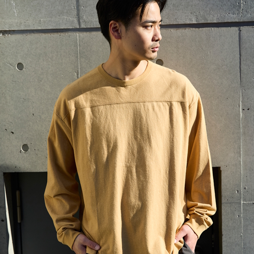 GOHEMP×GO OUT FOOTBALL L/SL HEMP TEE
