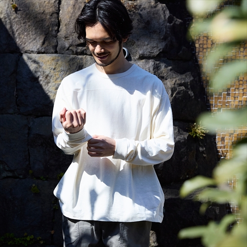 GOHEMP×GO OUT FOOTBALL L/SL HEMP TEE