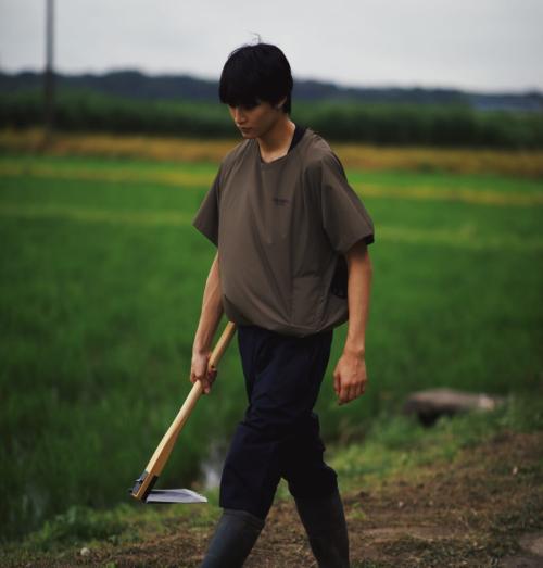 KEIMEN×RICO／Air fan T-shirts着用