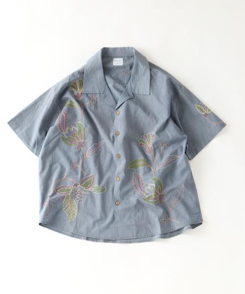 bunai×JOURNAL STANDARD relumeのHALF SLEEVE EMB. SHIRT