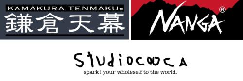 鎌倉天幕、NANGA、studioCOOCAロゴ
