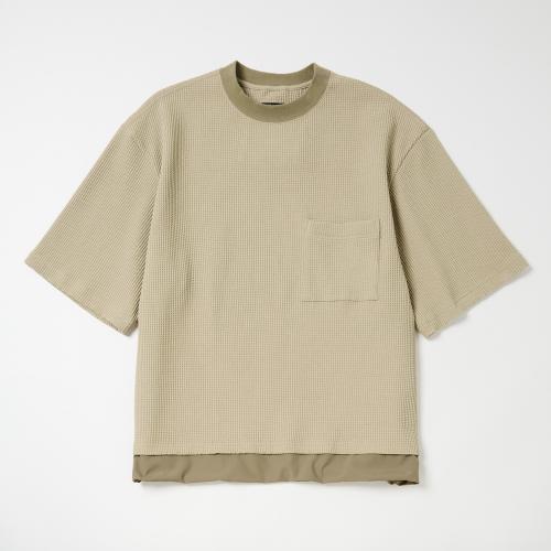 meanswhileのSOLOTEX Waffle S/S Tee