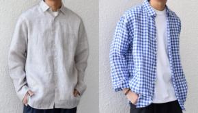 どんな服装にもジャストフィット！　シップス エニィのベーシックなリネンシャツは汗ばむ季節でも快適。