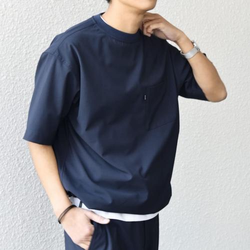 Rapidry クルーネック スピンドル ポケット Tシャツ