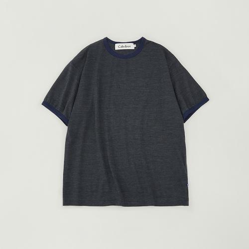 Caledoor×LOFTMAN 1981のLight Merino Wool Ringer T-shirt